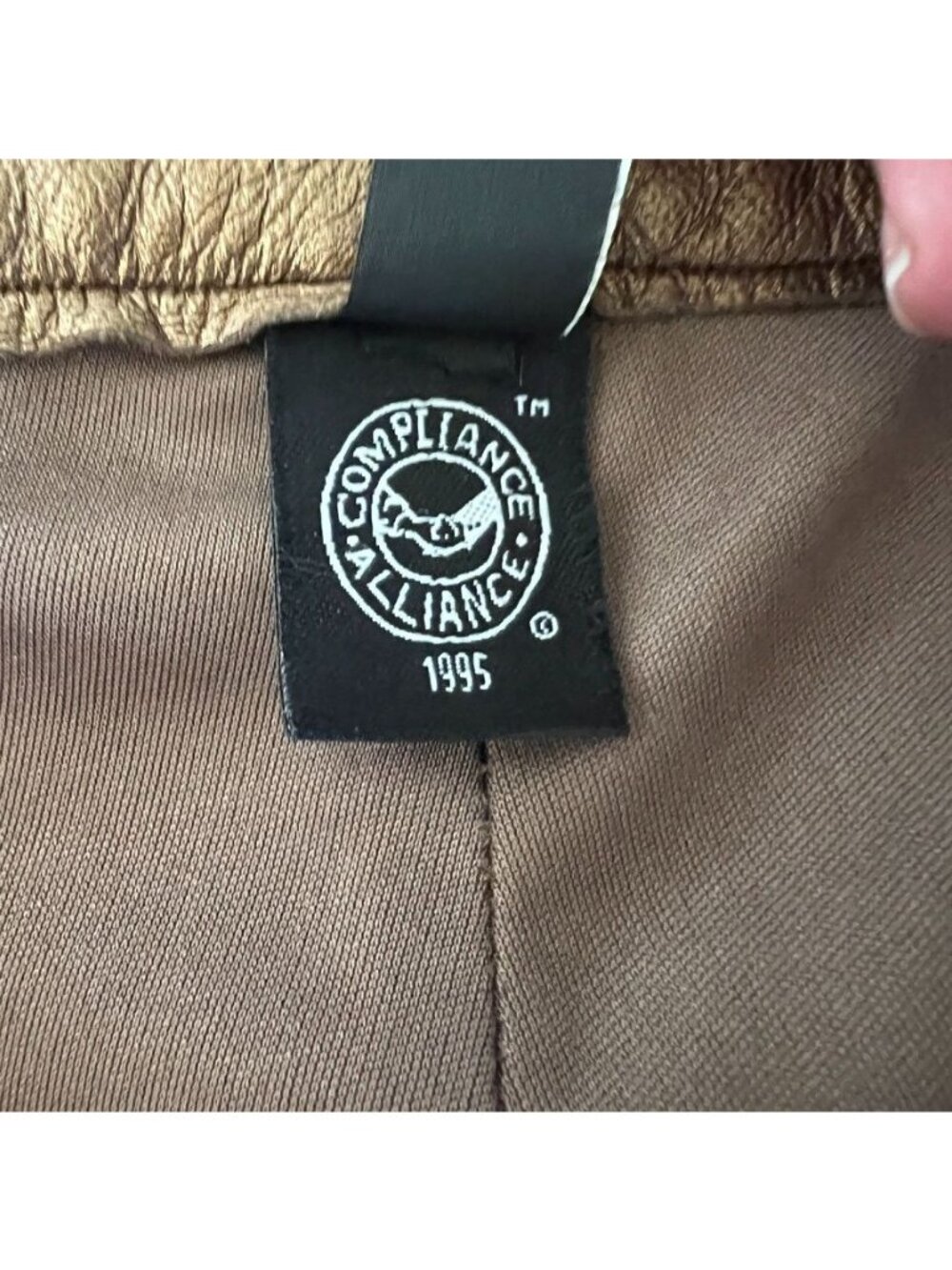 Vintage Laundry Shelli Segal Leather Pants Copper Bootcut 8 Buttery Soft Chic - Picture 9 of 16